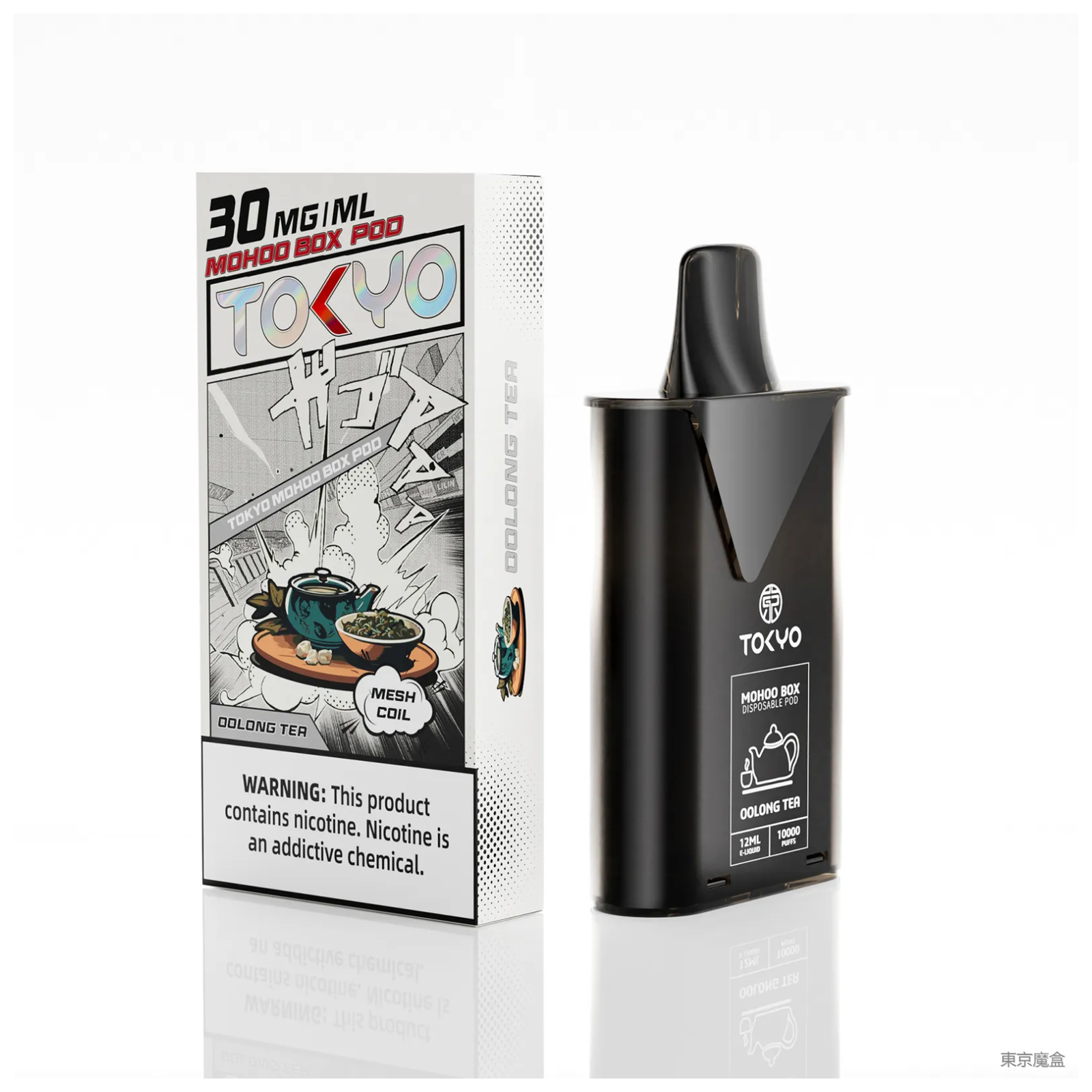 東京魔盒電子菸煙彈 烏龍茶味丨12ML大容量、10000口